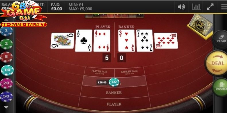 Bài Barcarat 68 Game Bài Cược Cửa Đỉnh Cao Tại 68 Game Bài 2 Bài Barcarat 68 Game Bài sở hữu nhiều ưu điểm vượt trội
