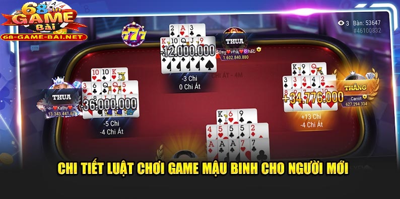 Mậu Binh Online 68 Game Bài Đỉnh Cao Chiến Thuật 2 Chi tiết luật thi đấu tựa game dành cho các tân binh
