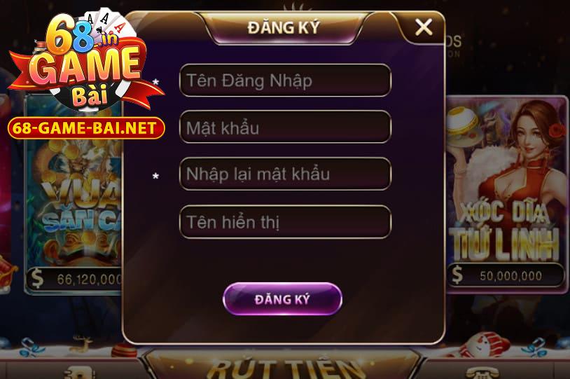 Nổ Hũ Thần Tài 68 Game Bài Rước Lộc Về Tay Nhanh 2 Đăng ký tài khoản tại 68 Game Bài